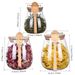 1pack 350/600/1000ml Airtight Glass Jar Container With Bamboo Lid Food Storage Pots For Coffee Beans Tea Dried Grains_maomaolike.com