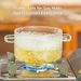 1.7L Borosilicate Glass Saucepan - Stovetop Pot For Ramen & Salads | Gas Hob & Open Flame Safe | NEVER USE ON INDUCTION | Student Dorm Essential_maomaolike.com
