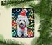 Poodle Christmas Porcelain Ornament Christmas Tree Hanging Decorations For Home Christmas Holiday, Rectangle, Gift, Multicolor_maomaolike.com