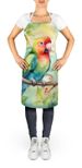 Lovebird Apron Cooking Kitchen Server Baking Crafts Gardening For Adult Women Men, Unisex, Large, Multicolor_maomaolike.com