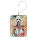 Poodle Christmas Porcelain Ornament Christmas Tree Hanging Decorations For Home Christmas Holiday, Rectangle, Gift, Multicolor_maomaolike.com