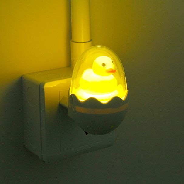 Lampu Dinding Itik Kuning LED Palam EU, Sensor Pintar Kawalan Jauh Boleh Laraskan Cahaya Lindung Mata, Lampu Tidur Selamat Untuk Bilik Bayi & Rumah_maomaolike.com