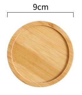 Wooden Tray Base Water Catcher Flower Pot Nordic Bamboo Wood Round Square Succulent Plant_maomaolike.com