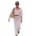 Women's Clothing lazy style fashion hollow slim high waist skirt suit _maomaolike.com