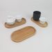 Tableware Solid Wood Round Dessert Japanese-style Tray Snack Dried Fruit Wooden Plate_maomaolike.com