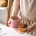 Ceramic Coffee Mug Set Nordic Style Tea Cup Tableware Tray Green For Home Office Cafe Stylish Design For Afternoon Tea_maomaolike.com