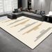 Living Room Rug Large Size Gorgeous Gold Frame Design Bedroom Rug Plush Thickened Machine Washable Thickened Underlay Interior Decorative Rug_maomaolike.com