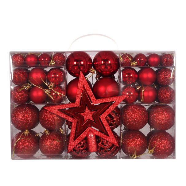 101x Tree Top Star Christmas Ball DIY Craft Hanging Balls Baubles For Thanksgiving Hotel Cafe Party Supplies Tree Decoration,_maomaolike.com