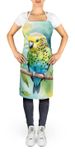 Budgerigar Apron Cooking Kitchen Server Baking Crafts Gardening For Adult Women Men, Unisex, Large, Multicolor_maomaolike.com