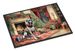 Great Dane Cozy Christmas Doormat Front Door Mat Indoor Outdoor Rugs For Entryway, Non Slip Washable Low Pile, 24H X 36W_maomaolike.com