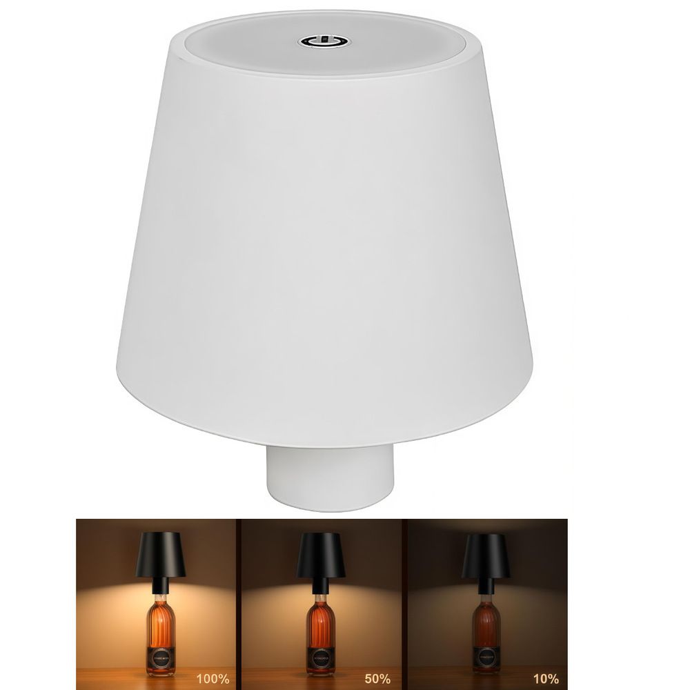 Rechargeable LED Table Lamp RGB Color Night Atmosphere Plug-in Bottle Light_maomaolike.com