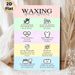 Waxing Aftercare Instructions Painting Poster, Pastel-colored Minimalist Graphic Poster, Clear Waxing Aftercare Guidance, Ideal For Beauty Salons And_maomaolike.com