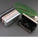 Unisex High-grade aluminum metal glasses box square presbyopia myopia sunglasses box set_maomaolike.com