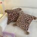 Cross-Bordr Milk Ball Lopard Print Swt Coff Hom Sofa Pillow Cushion Warm Vlvt Forign Trad E-commrc_maomaolike.com