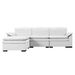 117.7' Sectional Sofa With Ottoman Beige_maomaolike.com