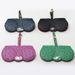 Unisex Ostrich print Glasses bag Portable Fashion Glasses bag Sunglasses Fashion protective case Glasses clip men's glasses bag_maomaolike.com