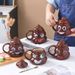1pcs Emotive Poop Ceramic Shaped Tea Coffee Mug With Lid - Funny Home Accessories - Cute Gifts For Girlfriend - Large Mugs For Men Women Hot Drinks_maomaolike.com