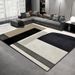 Living Room Rug Large Size Gorgeous Gold Frame Design Bedroom Rug Plush Thickened Machine Washable Thickened Underlay Interior Decorative Rug_maomaolike.com