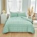 Solid Color Craft Seersucker Series Quilt Set Three Sets Full Size_maomaolike.com
