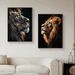 Lion, Lion, Modern Style, Home Décor Painting, Living Room Sofa Backdrop Artwork, Art Exhibition Piece_maomaolike.com