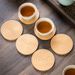 New Minimalist Design Wooden Cup Mat For Household_maomaolike.com