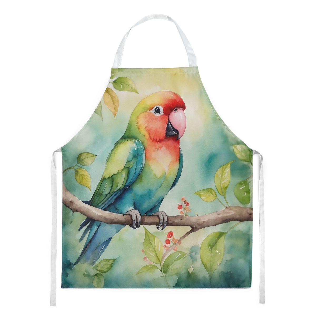 Lovebird Apron Cooking Kitchen Server Baking Crafts Gardening For Adult Women Men, Unisex, Large, Multicolor_maomaolike.com