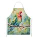 Lovebird Apron Cooking Kitchen Server Baking Crafts Gardening For Adult Women Men, Unisex, Large, Multicolor_maomaolike.com