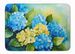 Hydrangeas In Watercolor Memory Foam Kitchen Mat Machine Washable Anti-Fatigue Mat Cushion Comfort Bath Mat Or Kitchen Rug_maomaolike.com