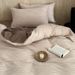 Wholesale INS Simple Curved Line Pure Four-Piece Nordic Style Apartment Homestay Full Yarn-Dyed Washed Cotton 4-Piece Set_maomaolike.com