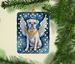 White Boxer My Angel Porcelain Ornament Christmas Tree Hanging Decorations For Home Christmas Holiday, Rectangle, Gift, Multicolor_maomaolike.com