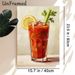 Bloody Mary Cocktail Painting Poster, Vibrant Impasto Oil Style Poster, Rich Red Cocktail With Lemon & Celery Garnish, Brings Artistic Flair To Home_maomaolike.com
