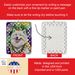 Samoyed King Of Mardi Gras Porcelain Ornament Christmas Tree Hanging Decorations For Home Christmas Holiday, Rectangle, Gift, Multicolor_maomaolike.com