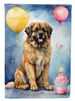 Leonberger Happy Birthday Garden Flag Mailbox Flag Decorative Yard Flag Banner Outside Patio Artwork Yard Flower Beds, Garden Size, Multicolor_maomaolike.com