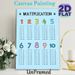 Multiplication Table Painting Poster, Bright Structured Arithmetic Chart Poster, Practical Educational Design To Assist With Math Learning, Ideal For_maomaolike.com