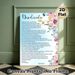 Desiderata Inspirational Quote Painting Poster, Soft Watercolor Floral Border Poster, Uplifting Text Design As A Gentle Daily Reminder, Suitable For_maomaolike.com