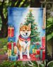 Shiba Inu Christmas Reindeer Garden Flag Mailbox Flag Decorative Yard Flag Banner Outside Patio Artwork Yard Flower Beds, Garden Size, Multicolor_maomaolike.com