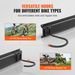 VEVOR Bike Storage Rack, 2 Bike Racks, Wall Mount Bike Storage Hanger, Home And Garage Organizer, Customizable For Various Bike Sizes, Adjustable Holder For Space Saving, Holds Up To 100 Lbs, 17-inch_maomaolike.com