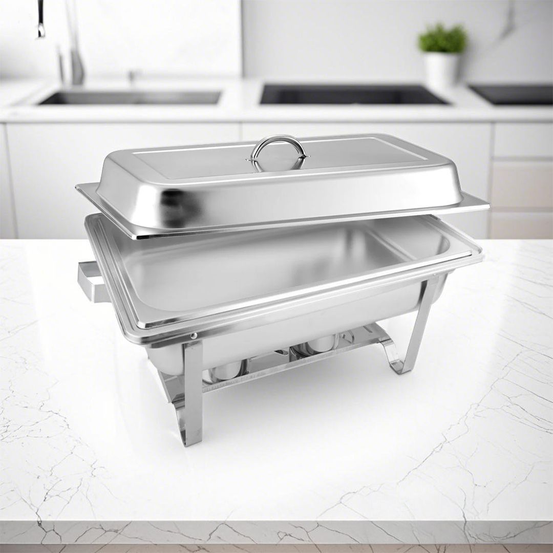 SOGA 9L Stainless Steel Chafing Food Warmer Catering Dish Full Size_maomaolike.com