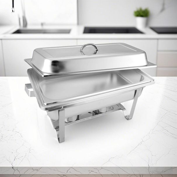 SOGA 9L Stainless Steel Chafing Food Warmer Catering Dish Full Size_maomaolike.com