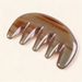 9cm Wide Natural Buffalo Horn Wide-Tooth Massage Comb, Anti-Static Detangler For Scalp & Hair Care
_maomaolike.com