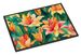Lilies In Watercolor Doormat Front Door Mat Indoor Outdoor Rugs For Entryway, Non Slip Washable Low Pile, 24H X 36W_maomaolike.com