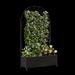 round Metal Planter Box With Trellis Raised Garden Bed With 4 WheelsTrellis & Privacy Screen For Climbing Plants, Vegetables, Vines_maomaolike.com