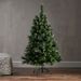 4.5 'Glitter Bristle Mixed Hinged Tree With Red Berry And Pine Cones And 200 CL,407 Tips_maomaolike.com