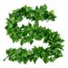 Cross-Border Exclusive Artificial Grape Fake Flower Vine Plant Pipe Ceiling Decoration Plastic Green Radish Leaves_maomaolike.com