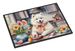 Decorating Easter Samoyed Doormat Front Door Mat Indoor Outdoor Rugs For Entryway, Non Slip Washable Low Pile, 24H X 36W_maomaolike.com