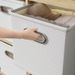 Large Capacity Drawer-style Folding Storage Box, Household Fabric Storage Box, Square Desktop Storage Box_maomaolike.com