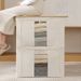 Cotton Linen Clothing Storage Box Stackable Closet Organizer_maomaolike.com