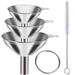 Multifunctional Funnel Three-Piece Set: Small Oil, Vinegar, Wine, Spices And Essential Oils Filling Set – Oil, Vinegar, Wine And Spices Filling_maomaolike.com