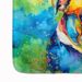 English Bulldog Hippie Dawg Memory Foam Kitchen Mat Machine Washable Anti-Fatigue Mat Cushion Comfort Bath Mat Or Kitchen Rug_maomaolike.com