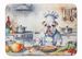 English Bulldog The Chef Memory Foam Kitchen Mat Machine Washable Anti-Fatigue Mat Cushion Comfort Bath Mat Or Kitchen Rug_maomaolike.com